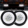 NWpangu 4 inch Round LED Trailer Tail Lights, Reverse Running