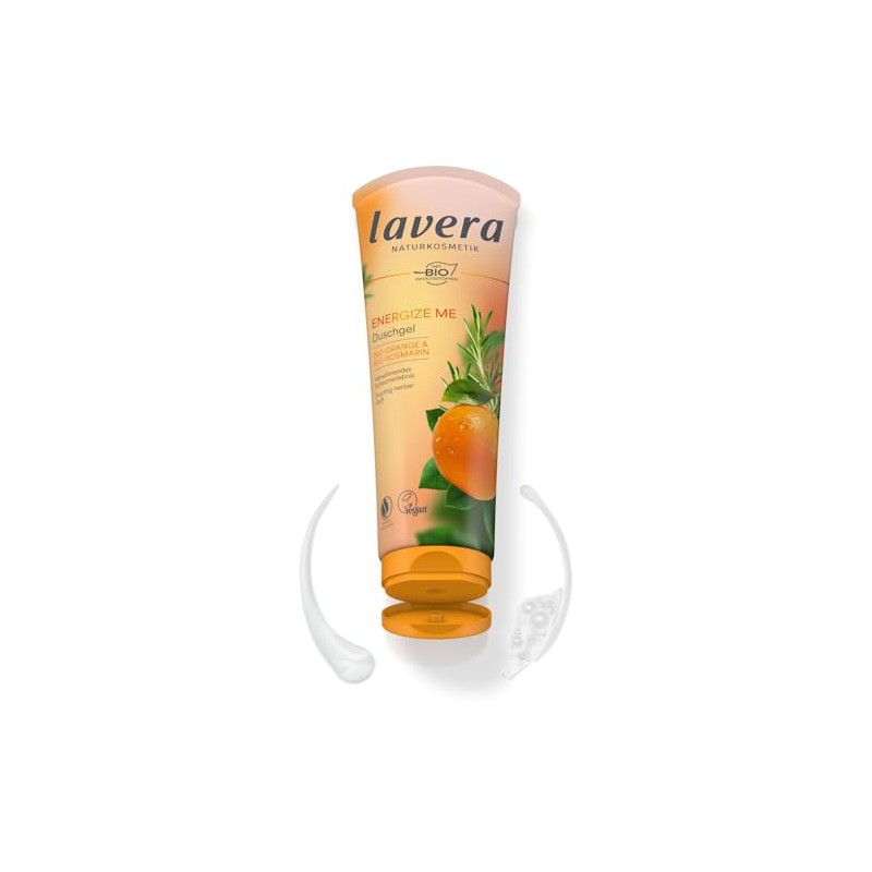 lavera Energize Me Shower Gel - Pampering Foaming Experience with