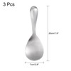 sourcing map 3 Pcs Stainless Steel Rice Paddle Non-Stick Rice