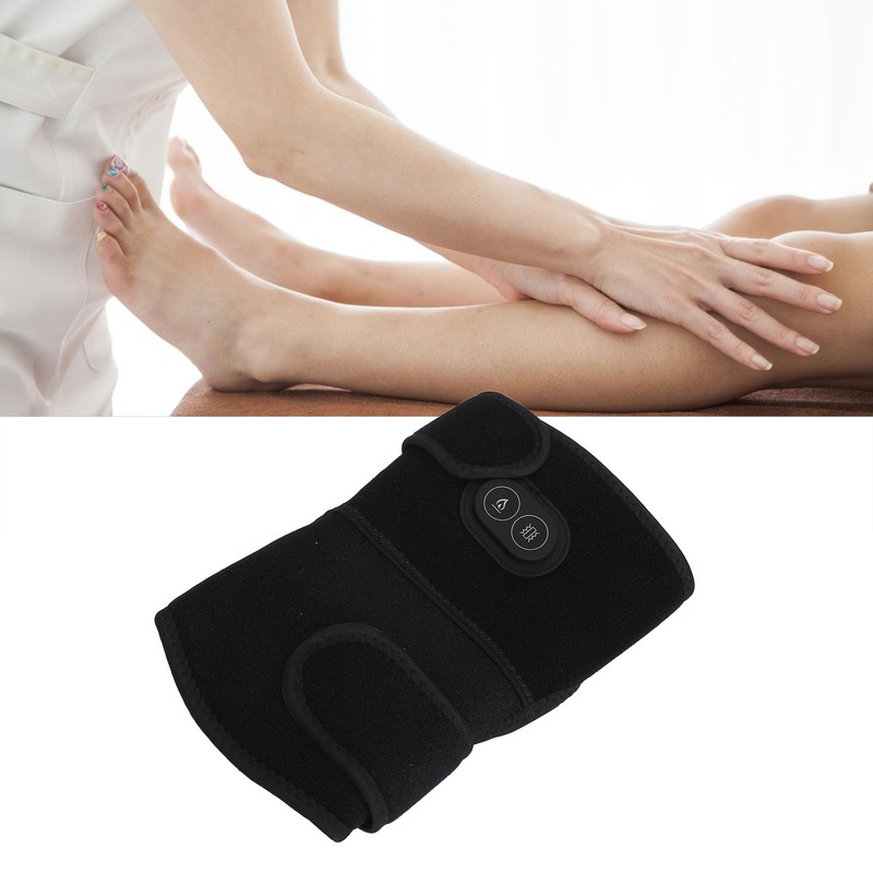 Cordless Knee Massager Heated Knee Elbow Shoulder Brace Vibration Knee