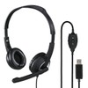 Hama USB Headset, On-Ear Headphones with Microphone (Headset with Volume