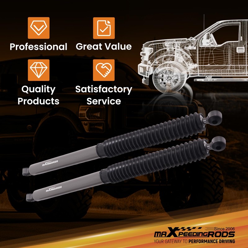 5-7.5" Rear Shocks for Ford F-250 F-350 RWD 4WD 1999-2016