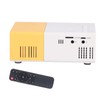 1920x1080 Resolution Mini Projector, 24 to 60in Large Projection, HD