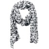 The Nightmare Before Christmas Jack Skellington Women's Scarf White/Black, white/black