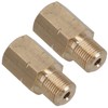 AB Tools Brass Brake Pipe Union Fitting Adaptor Metric M12