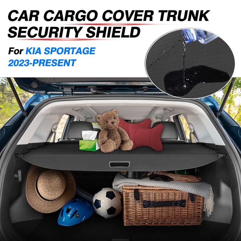 Powerty Cargo Cover for 2023-2025 2026 Kia Sportage Accessories, Canavas