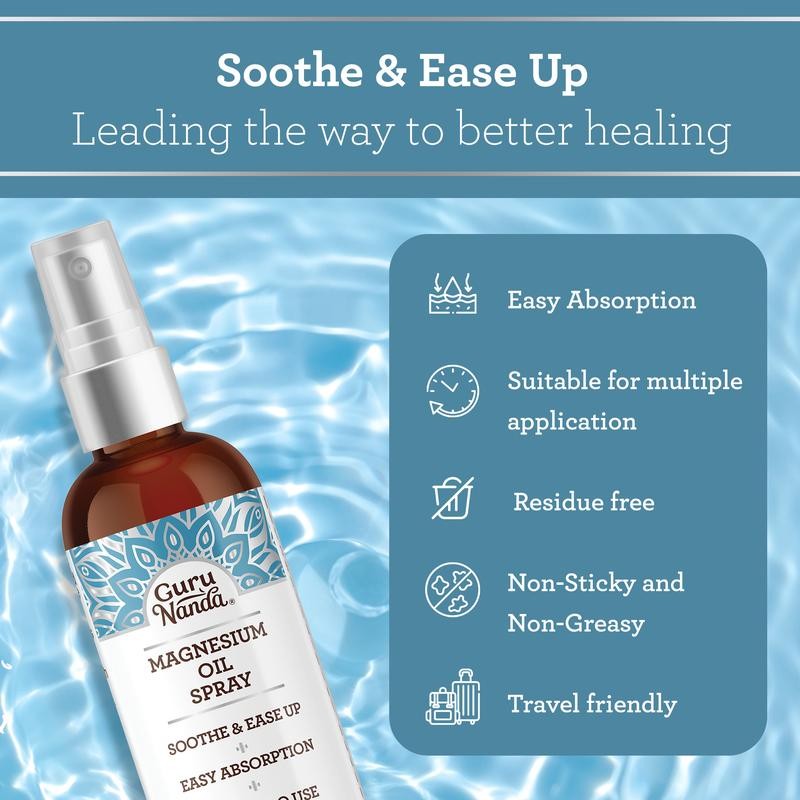 GuruNanda Magnesium Spray - 2 Fl Oz Soothing