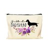 DogLoverStore Dachshund Life is Better Makeup Bag