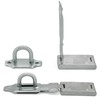 BASI® Safety Hasp for Padlock Various Lengths Galvanised Stainless Steel