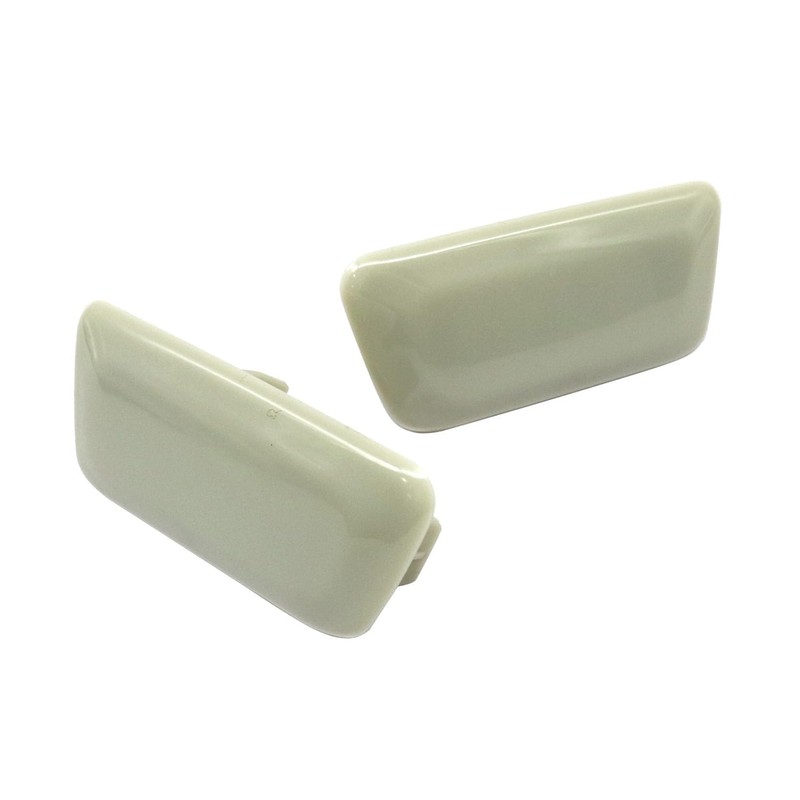 GXARTS 2Pcs Left and Right Grey Headlight Washer Spray Nozzle