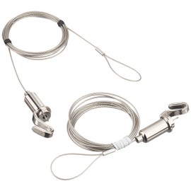 Fukui Metal Crafts 1805-2 Power Mini Wire Freely Diameter 0.4 x 59.1 inches (1.0 mm) x 59.1 inches (150 cm), 2 Piece Hanging Hook, Picture Frame, Wall Hanging Hook, Display