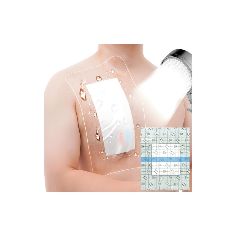 Waterproof Shower Cover Bandages - 14 Pack for Large Wounds