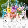SSFUN 40PCS Transparent Dried Flower Bookmarks, DIY Bookmark Making Kit