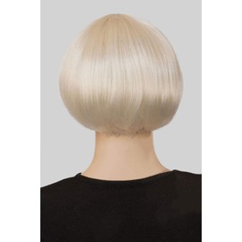 Blonde 1920s bob wig, short, Louise Brooks style: Agyness platinum blonde #1001