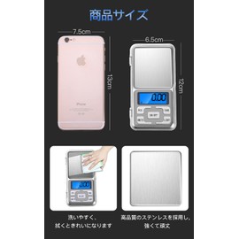 Pocket Digital Scale Portable Scale 0.01 g - 500 g Precision Digital Scale for Professional Use