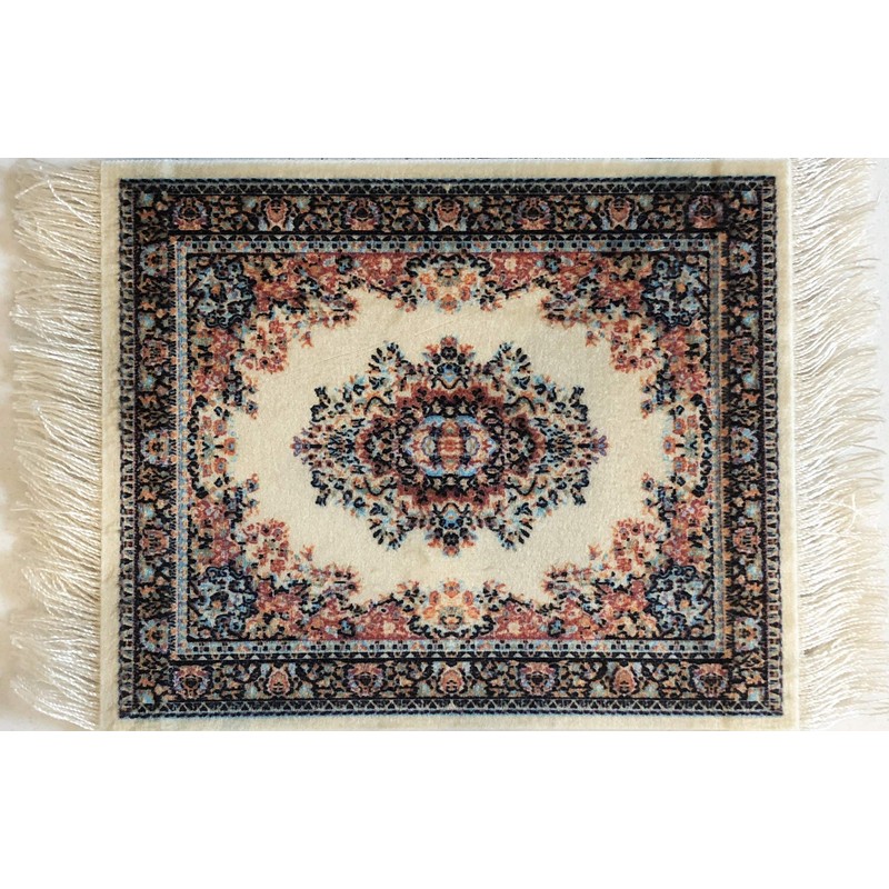 Rug Coasters, Set of 4 Turkish Carpet Style Table Drink