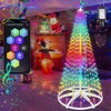8ft 388 LED Smart LED Christmas Cone Tree Light, Lighted