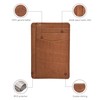 Leather Minimalist Wallet for Men & Women RFID Front Pocket
