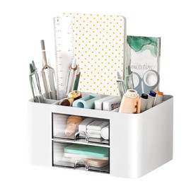 LOMUG Desk Organiser, Children's Drawer Organiser, Multifunctional Pen Holder, Organiser for Home, Office and School