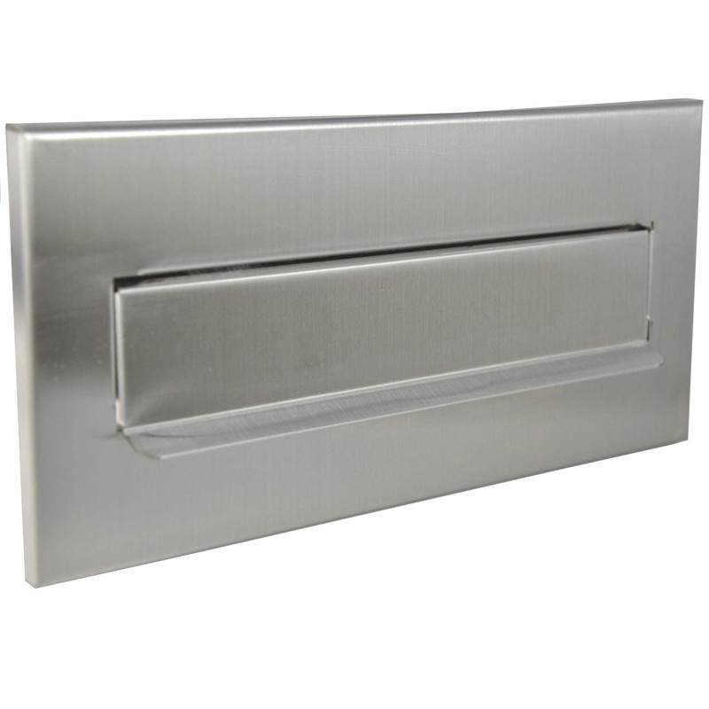 Letter Flap 100% Stainless Steel 310 x 80 C4 Wall