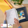 Leitz A4 Sichtbuch, 20 Klarsichthüllen für 40 Blatt, Samtgrau, Cosy-Serie,