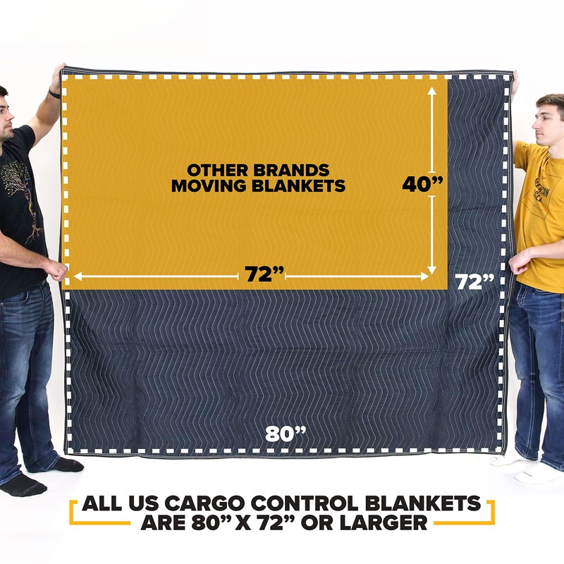 US Cargo Control 65 lb/dozen, 80"x72" Large Heavy Duty Moving