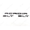 GMC 5PC Gloss Black Door Rear Tailgate Acadia SLT Letter