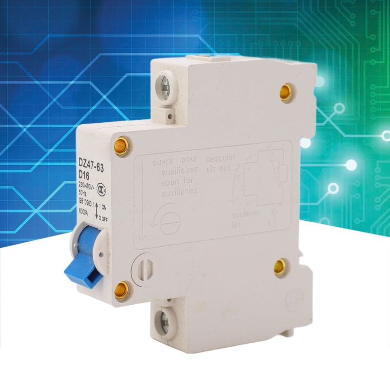 Miniature Circuit Breaker 63A 4500A Breaking Capacity Current Protection Device