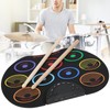 Electronic Drum Pad Portable Colored Hand Rolled Adult Beginner Percussion