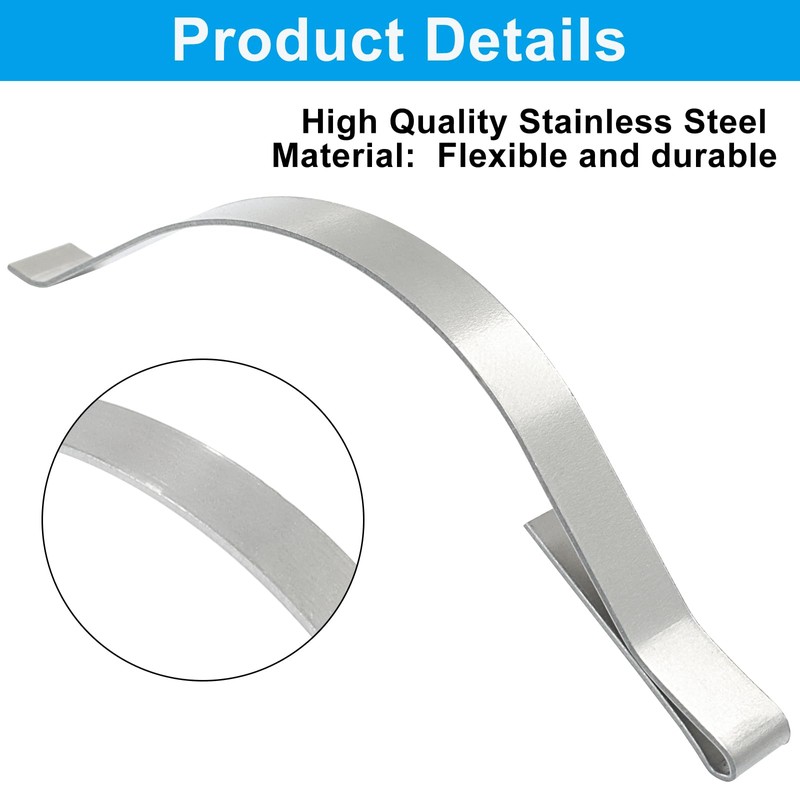LifCratms 30 Pcs Flat Window Tension Springs, Stainless Steel Window