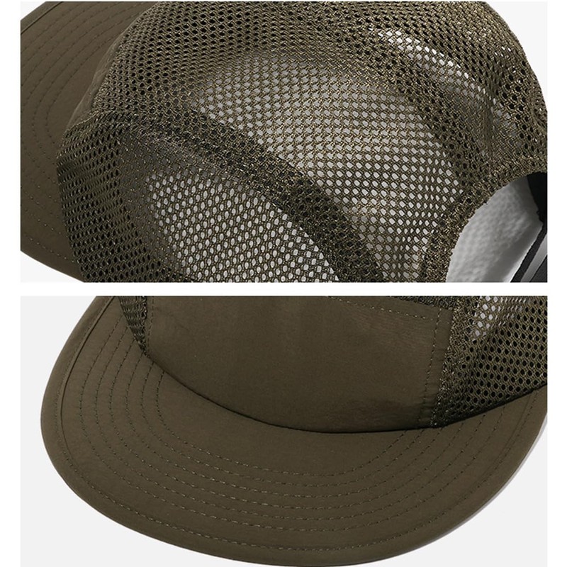 Laquest Men's Mesh Cap, Jet Cap, 5 Panels, Lightweight, Spring,
