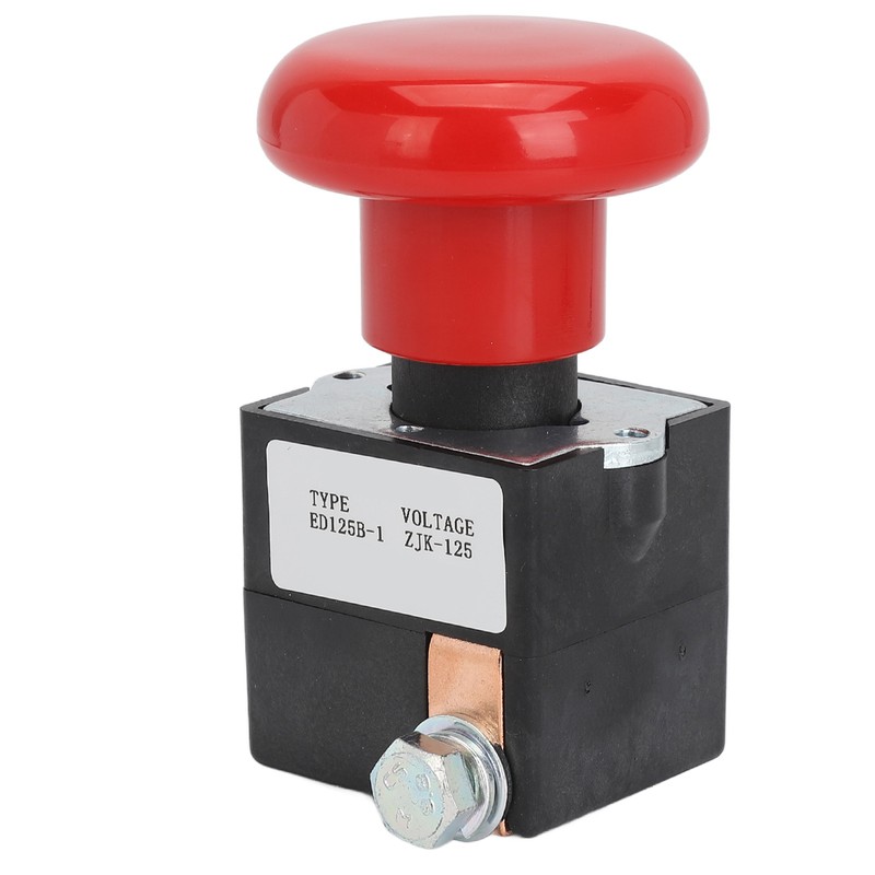 Emergency Push Button Switch DC80V Reliable Emergency Stop Switch Replacement