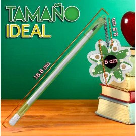 J.H COMPANY Set De 12 Plumas Aguacate Feliz Kawaii Tinta De Gel Mayoreo