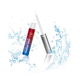 Lash Glue Good Eyelash Adhesive: Gekinye Super Strong Hold Long Lasting for 24 Hours - Waterproof Eyelash Glue White-Clear 0.18oz