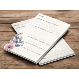 Guest Book Pages Guest Cards DIN A5 / A6 – Beautiful Question Cards to Fill in and Stick in Guest Book Wedding with Questions ...