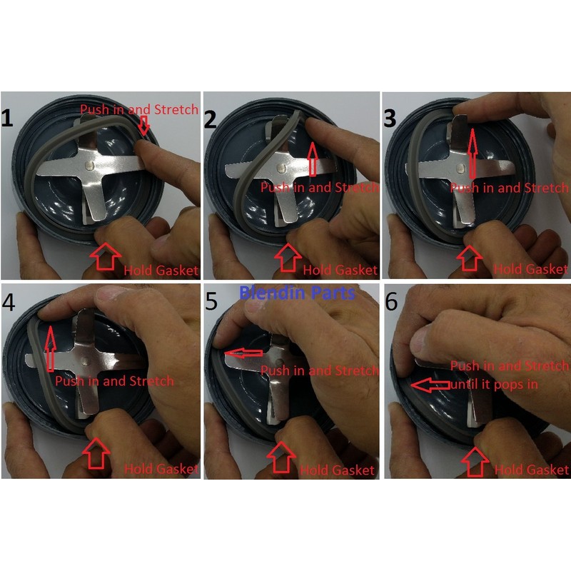 Blendin Replacement Parts, Compatible with Nutribullet 600W and 900W Blender