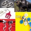 GIYOMI 6 PCS Flags Snaps Hooks, Flag Pole Clip Snap
