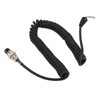 8Pin Speaker Mic Cable Radio Hand Microphone Coiled Cord Replacement
