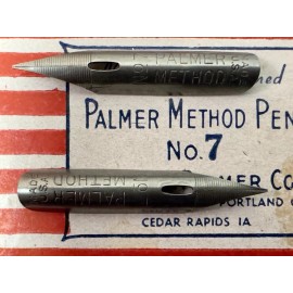 Palmer Method Two Vintage Palmer Method No. 7 Dip Pen Nibs