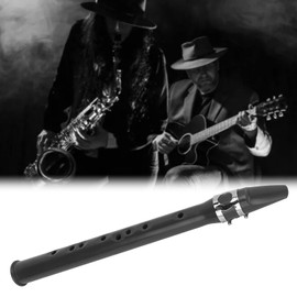 Pocket Saxophone Kit, Mini Sax Portable Woodwind Instrument with 2 Sentinel 1 Dental Pad 1 Wiping Cloth and Flannelette Carrying Bag, Woodwind Saxophone Instrument for Beginner (Red)