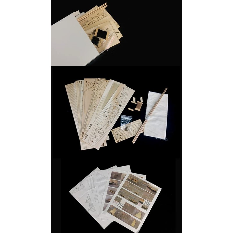 GAWEGM Wooden Ship Model Kits for Adults to Build -