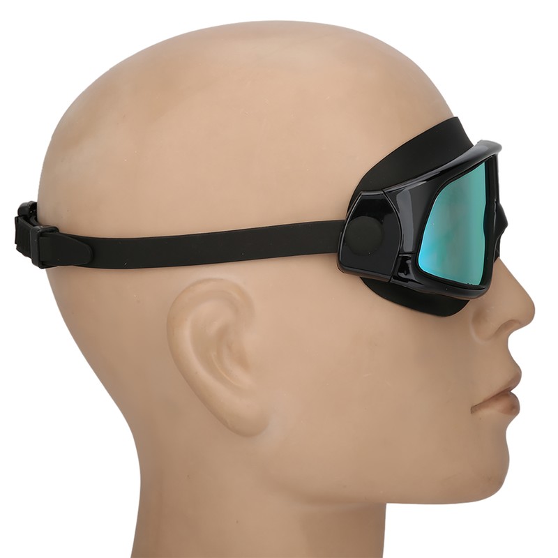 Electroplated Large Frame Swim Goggles Anti Fog Silicone Swimming High