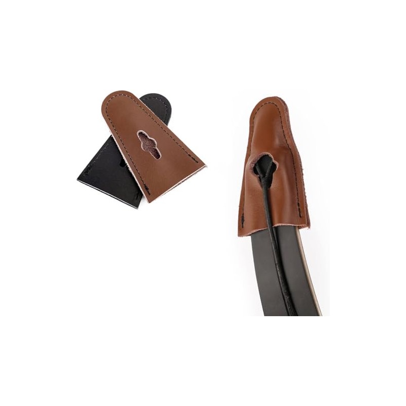 FUNTRESS Archery Recurve Bow Limb Protector Leather Guard Protector End