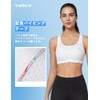 Yvette Sports Bra, No-bounce, Firm Support, Hook-and-Eye Back Closure, Y-Back,