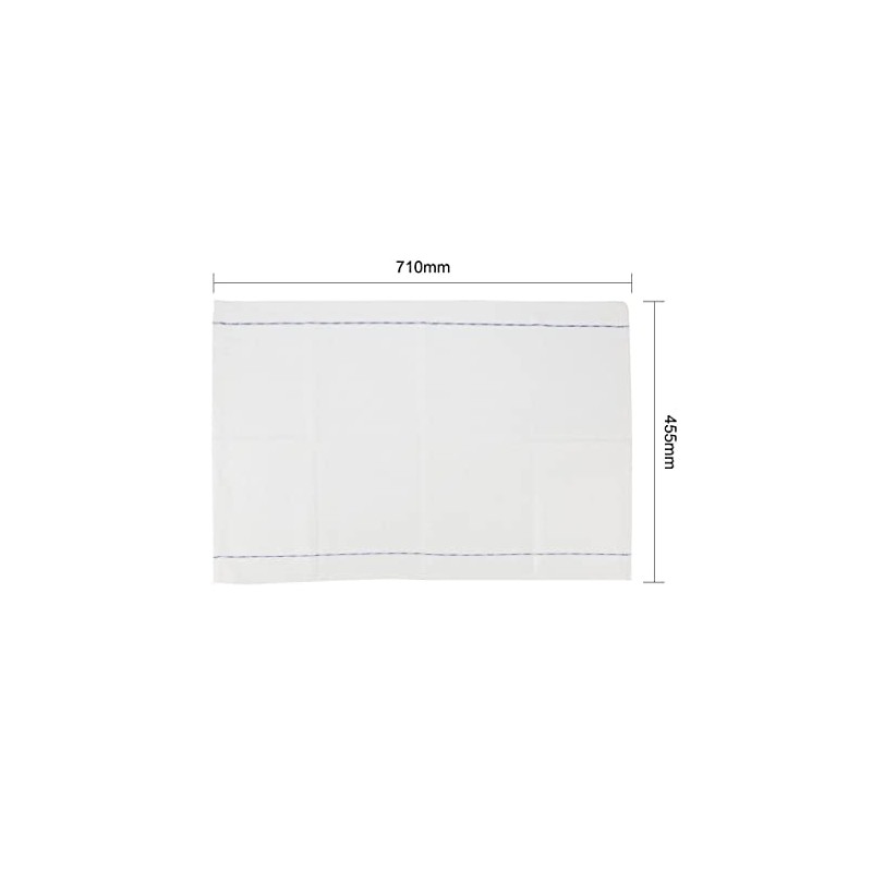 Vogue Stylish Waiting Cloth Tea Towel | White with Blue