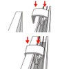 Jalou-klick – Plastic Clamp Support for Aluminium Venetian Blinds Colour: