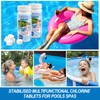 Pool Cleaning Tablets 200 Pieces for Pool, Water Tank, Hot