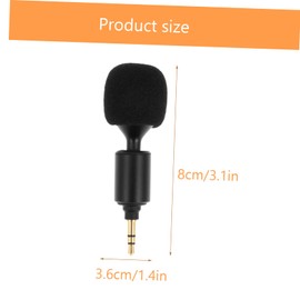 OSALADI 2pcs Bendable Live Streaming Microphone for Laptop Tablet and Computer Multi-Functional Mic for Gaming Voice Calls and Video Recording