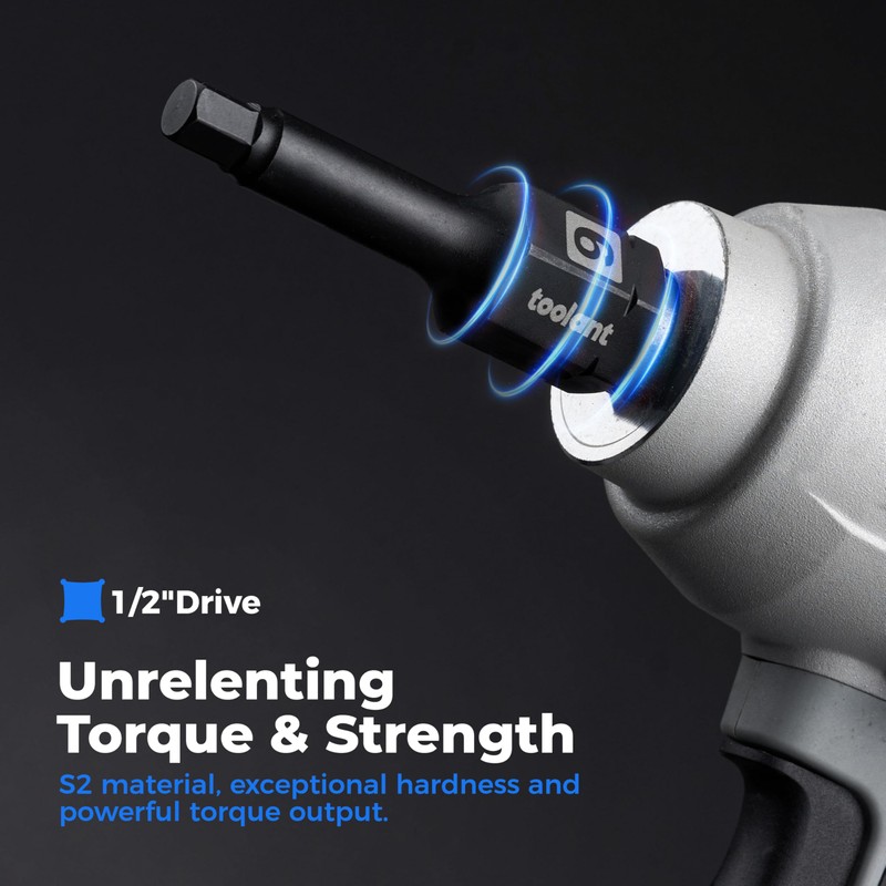 toolant 1/2" drive 1/2" impact hex bit socket set 2PCS,