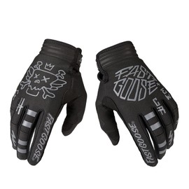 FASTGOOSE Motorcycle Gloves, Smartphone Compatible, Spring, Summer, Autumn, Breathable, Sweat Absorbent, Anti-Slip, Protection, Cycling Gloves, Men's, Women's, Black